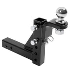 2" Receiver Trailer Hitch Ball Mount 9-1/2" Drop Tow Hitch Adjustable 7500lb
