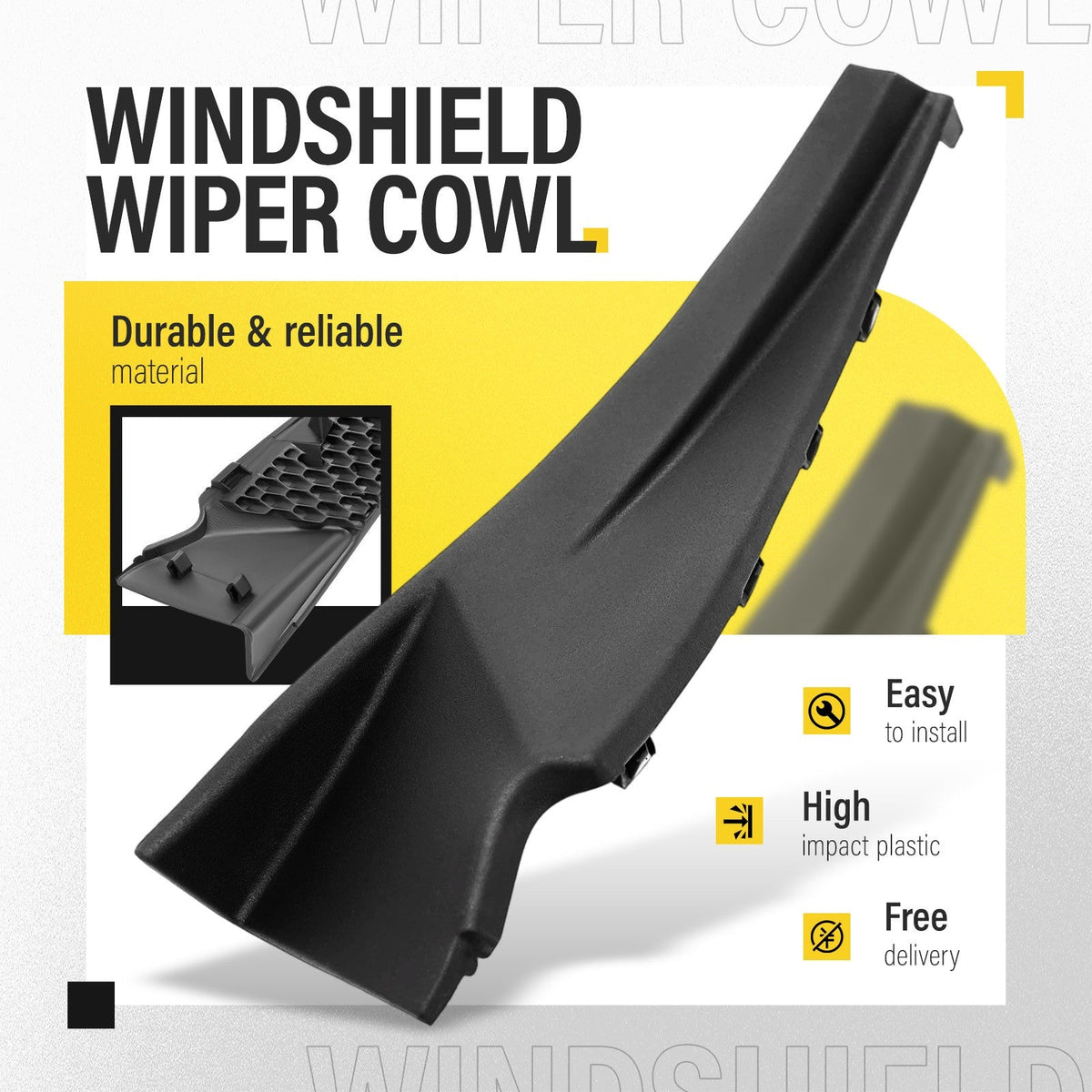 For Nissan Pathfinder 2013-2020 Windshield Wiper Cowl Extension Trim Driver Side