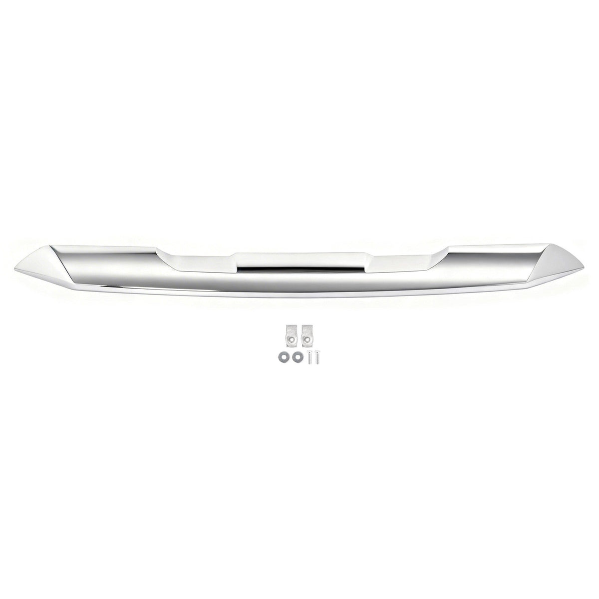 Front Upper Top Grille Hood Molding Trim Chrome For GMC Sierra 1500 2022-2024