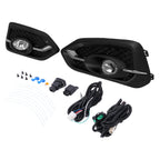 Fog Lights For Honda Civic Coupe 2Dr 2014-2015 Bumper Lamps w/Wiring+Bulbs 14-15