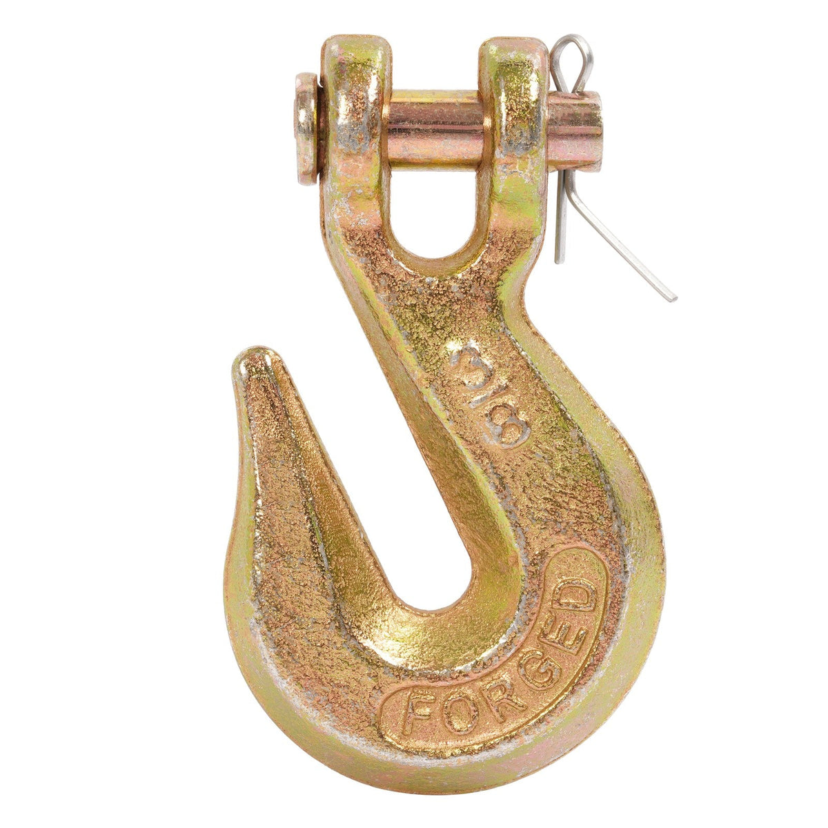 10 Pack G70 3/8'' Clevis Grab Hook Tow Chain Hook Tie Down Flatbed Truck Trailer