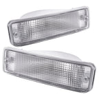 Clear Corner Lights + Bumper Signal Lights For 1992-1995 Toyota Pickup 2WD