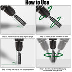 8x Dry Diamond Drill Bit Hole Saw Set for Granite Marble Porcelain Tile Ceramic