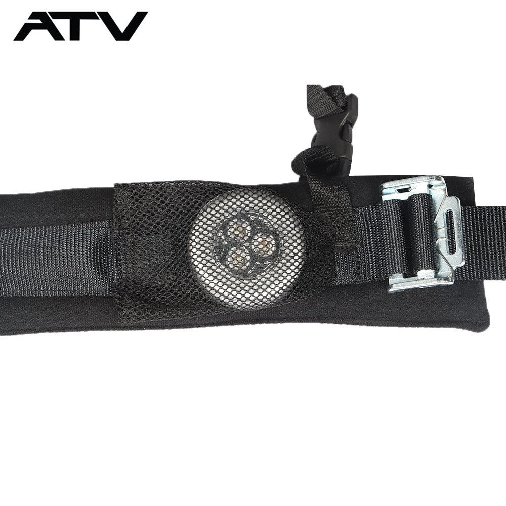 4point Black Harness Belt Seatbelt w/ Phone Pocket A114220 ATV UTV