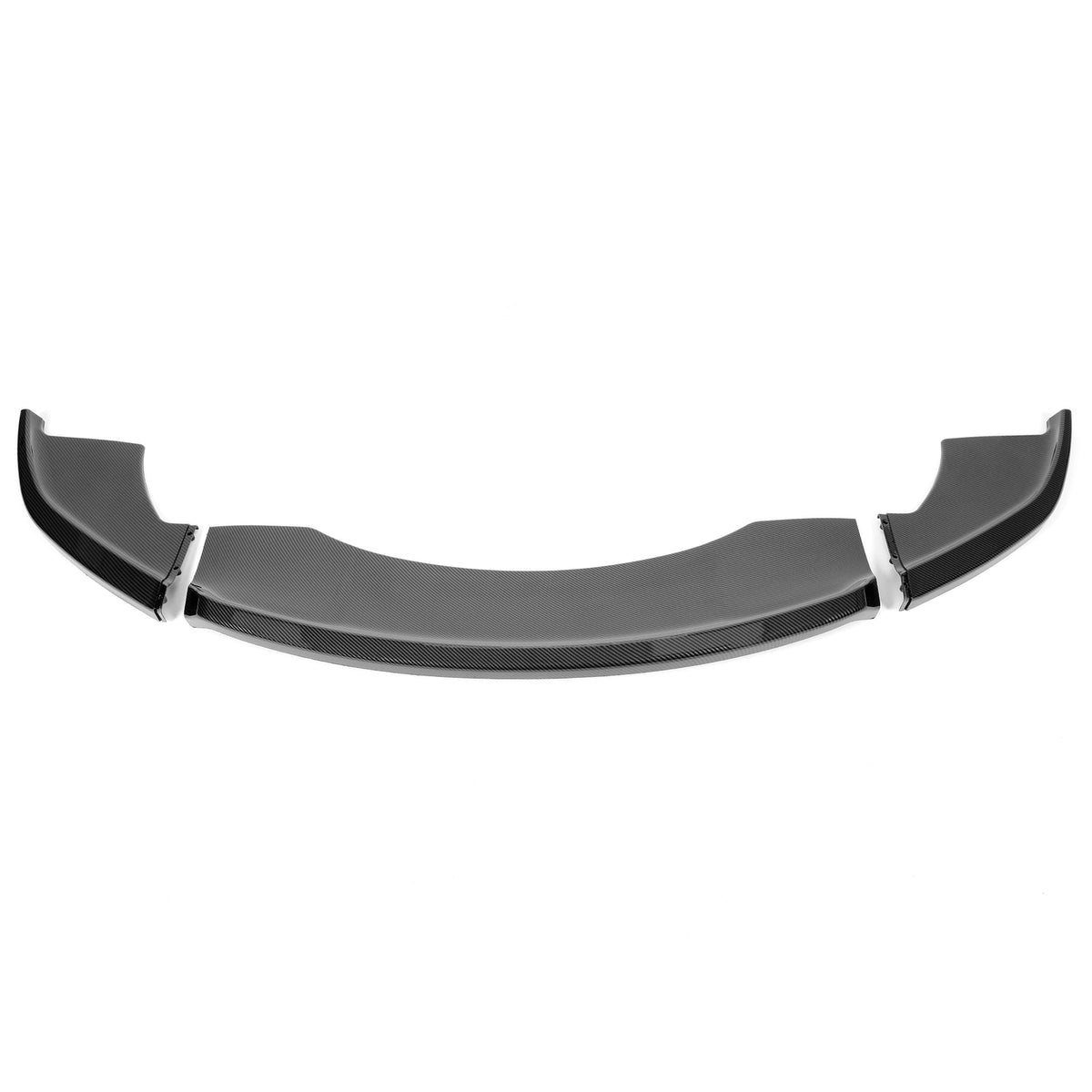 Fits Tesla Model X  2016-2020 ABS Front Bumper Lip Splitter Carbon Fiber Style