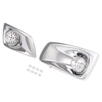 LED Fog Lights Lamp W/Bezel Clear Lens Pair LH & RH For Kenworth T660 2007-2017