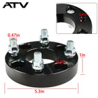 4PCS 1" 4x4 Wheel Spacers 4x101.6 1/2"x20 for Golf Cart  GO GO Club Car ATV
