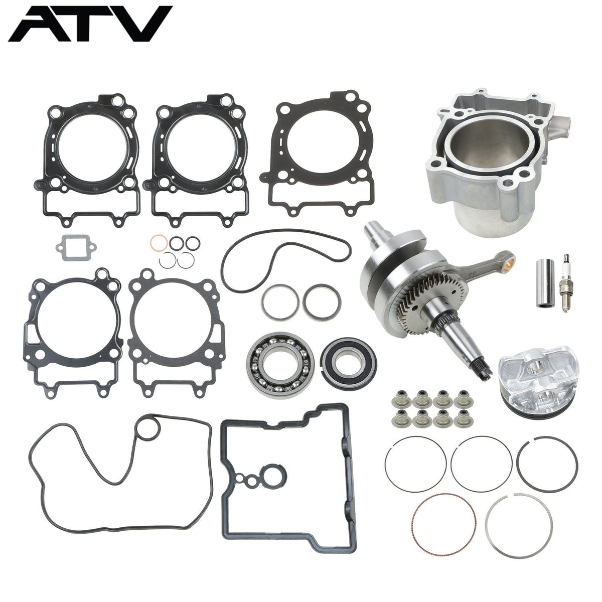 Crankshaft Engine Cylinder Gasket Bearings 2204729 For Polaris RZR 570 2012-2016