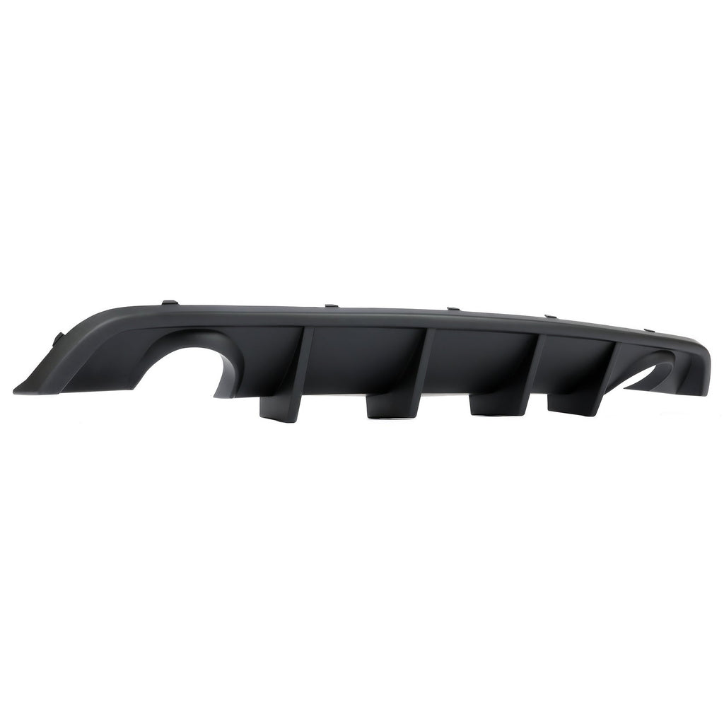 Fits Dodge Charger SRT 12-14 V2 Style Matte Black Rear Bumper Lip Lower Diffuser