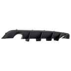 Fits Dodge Charger SRT 12-14 V2 Style Matte Black Rear Bumper Lip Lower Diffuser