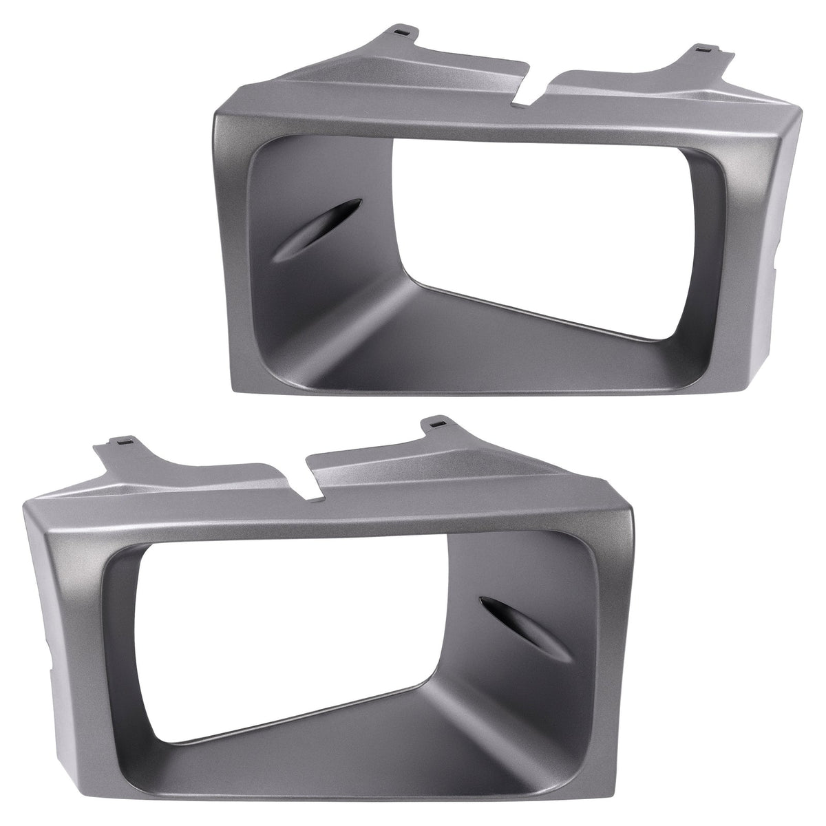 2PCS Headlight Door Set Bezel For Ford Super Duty F250 F350 F450 F550 1999-2004