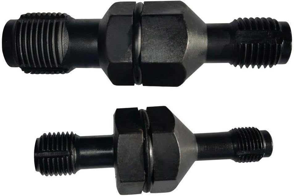 2PCS Spark Plug Hole Thread Chaser 10 12 & 14 18mm Re-threader Tap Cleaning Tool
