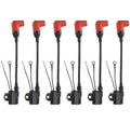 6Pcs Fits YAMAHA MARINE IGNITION COIL ASSEMBLY 6R3-85570-00-00 18-5128