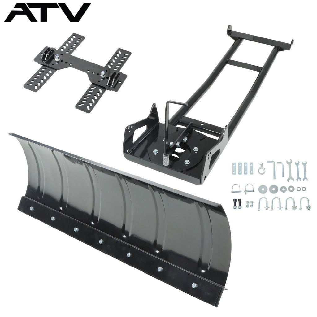 Adjustable 48" Snow Plow Blade Universal Kit ATV Universal For Yamaha For Honda