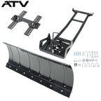 Adjustable 48" Snow Plow Blade Universal Kit ATV Universal For Yamaha For Honda