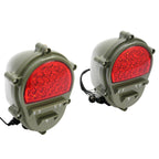 2x LED Brake Lights Lamps New Red Rear Stop Tail Lights For Humvee M998 M35