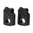 2pcs 7/8" 22mm Handlebar CNC Motorcycle Riser Mount Clamp Adapter Increased 38mm