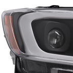 For Jeep Grand Cherokee 2011 2012 2013 LED DRL Projector Headlights Black Pair
