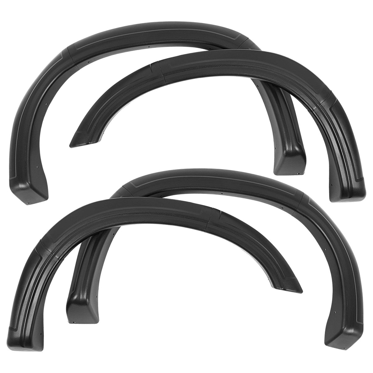 4pc Fender Flare Kit For Chevy Blazer 1995-2005 S10 1994-2003 Black PP W/O ZR2