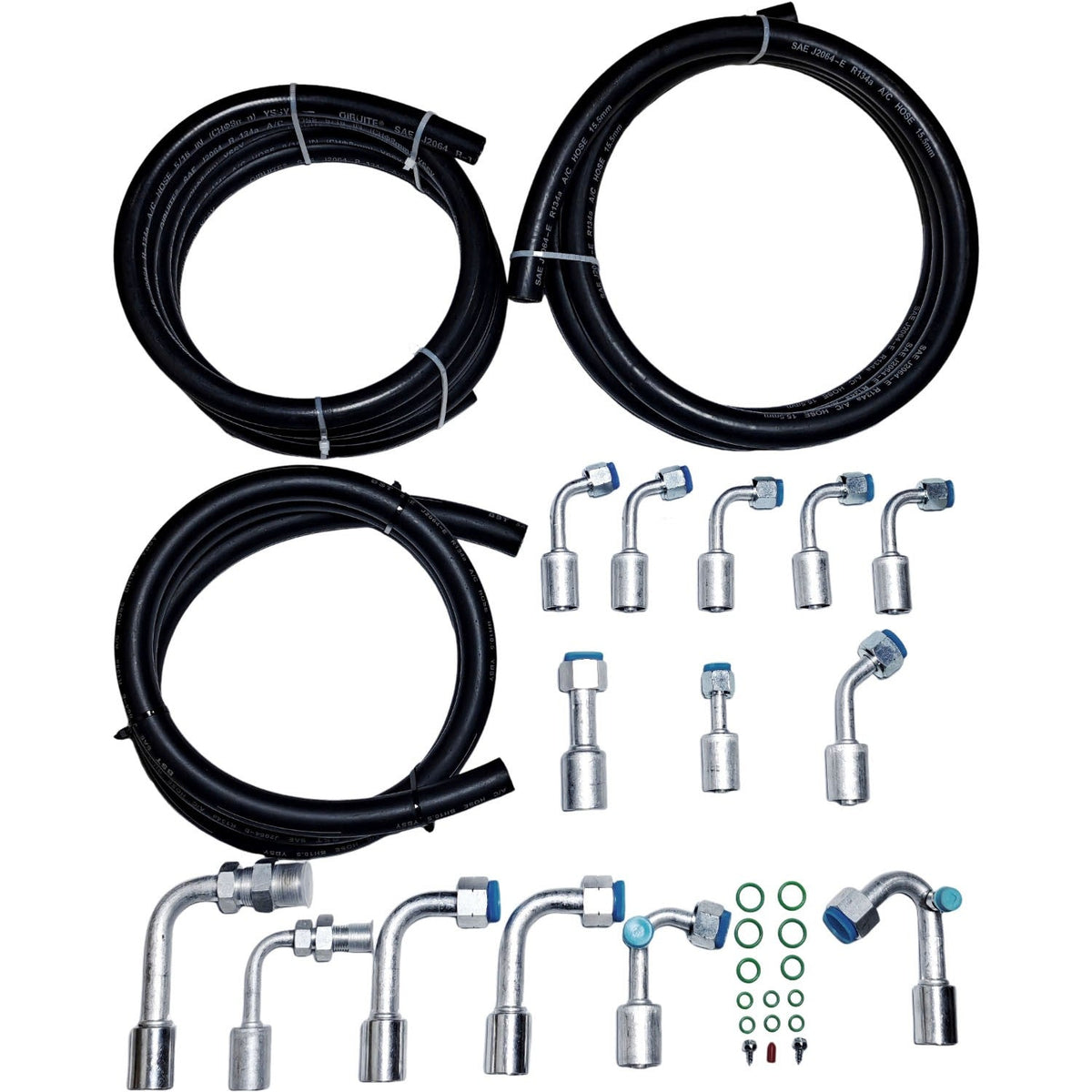 134A AC Air Conditioning Hose Kit w/Fitting & O-ring Fit Cadillac GMC Truck