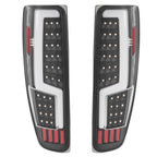 Black For 2004-2012 Chevy Colorado GMC Canyon LED Tube Tail Lights Brake Lamps