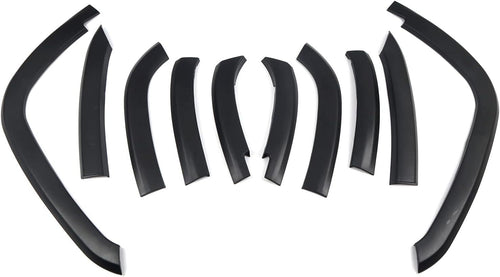 10PCS Wheels Fender Flares Cover Protector Molding for Jeep Compass 2011-2018