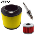 Air Oil Filter Spark Plug Tune Up Kit For Honda FourTrax 300 TRX300 1988-2000