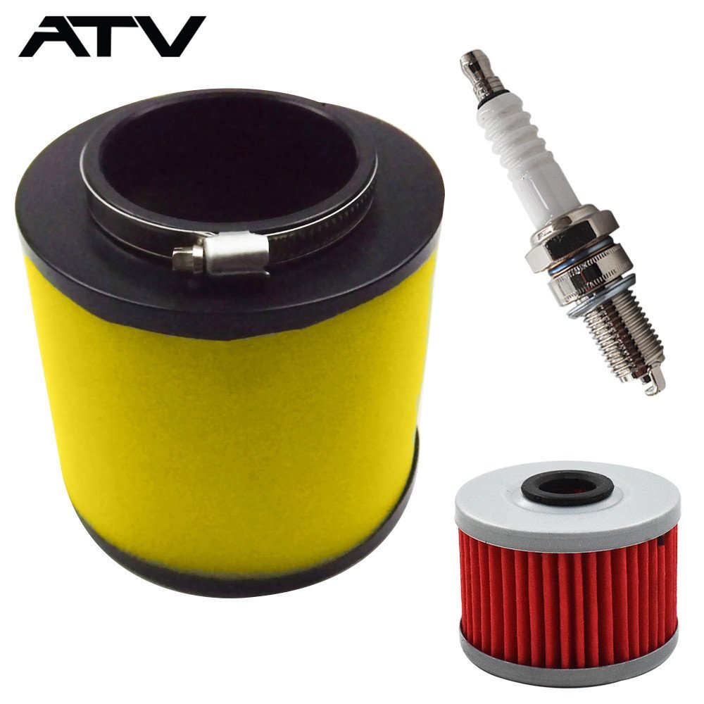 Air Oil Filter Spark Plug Tune Up Kit For Honda FourTrax 300 TRX300 1988-2000
