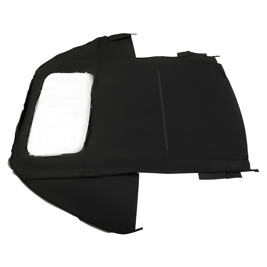 Convertible Top w/ Clear Window Black Vinyl For Porsche 911 993 1995-1998