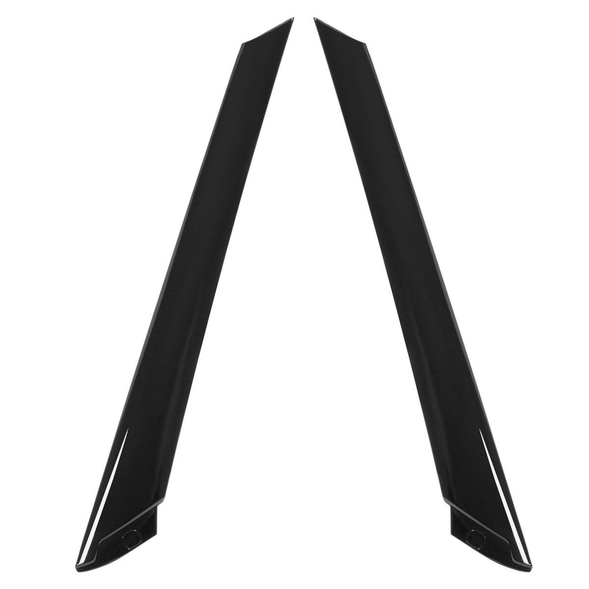 2x LH & RH Exterior A-Pillar Windshield Molding Garnish For Kia Soul 2014-2019