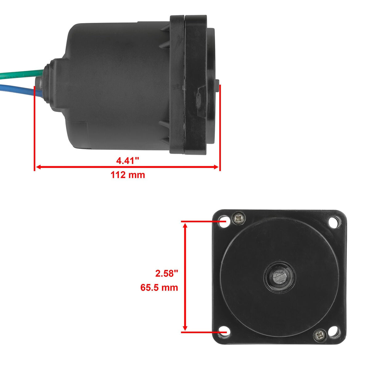 68V-43880-00-00 TILT TRIM MOTOR FOR YAMAHA F115TJR 2002-2011 64E-43880-03-00