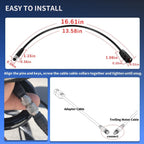 1852068 7-Pin Adapter Cable for Humminbird Fish Finder, Minn Kota US2 Transducer