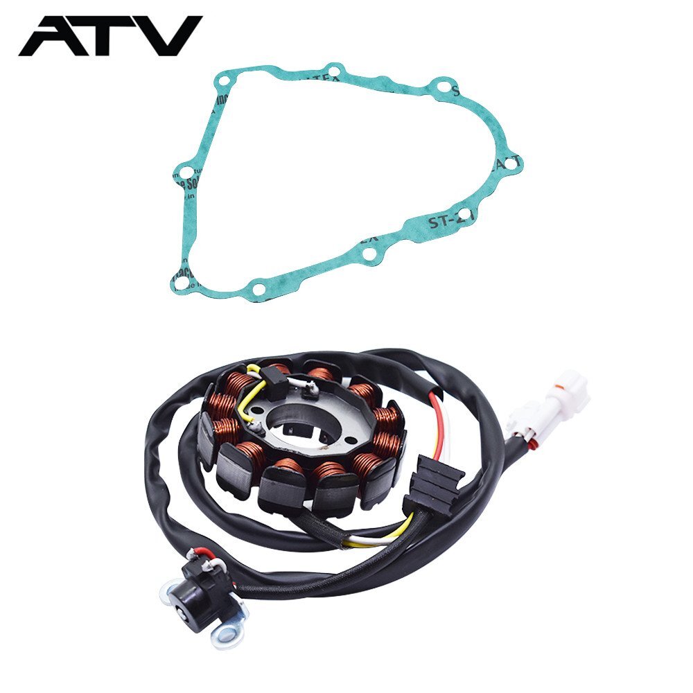 New Stator & Gasket Fit for Yamaha YFZ450 2004 2005 2007 2008 2009 2012 2013