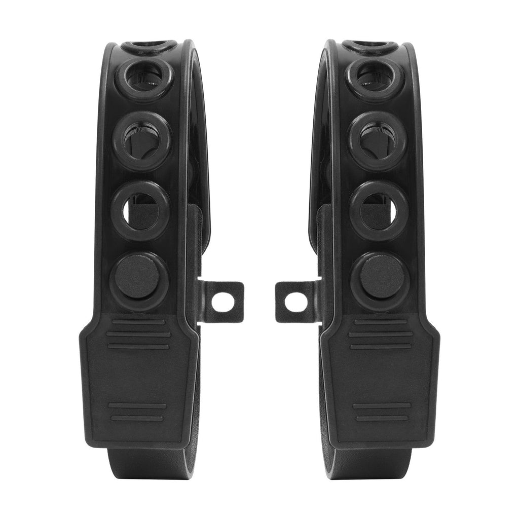 Powder Coated Rubber Gun Rack Straps 2 Pack For Seat Back MOLLE Panel Mounting