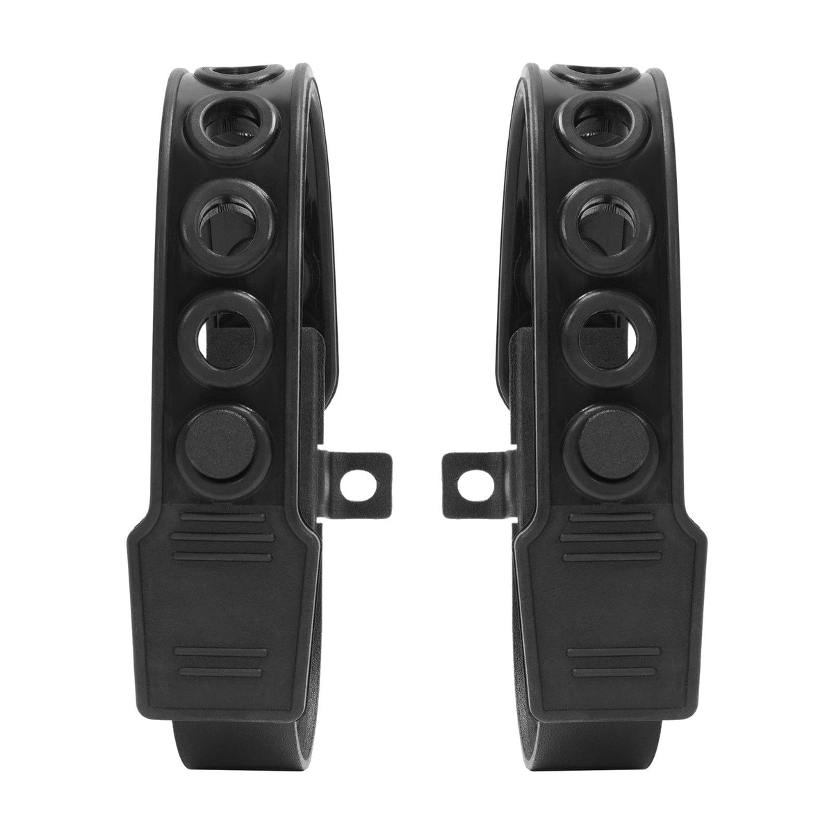 Powder Coated Rubber Gun Rack Straps 2 Pack For Seat Back MOLLE Panel Mounting