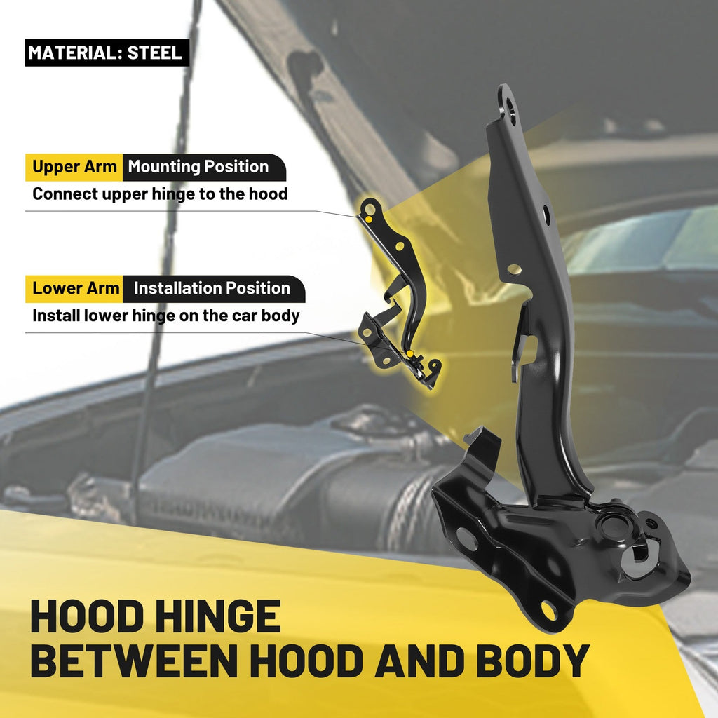 For 2010-2024 Toyota 4Runner LH & RH Hood Hinge Set TO1236181 TO1236182