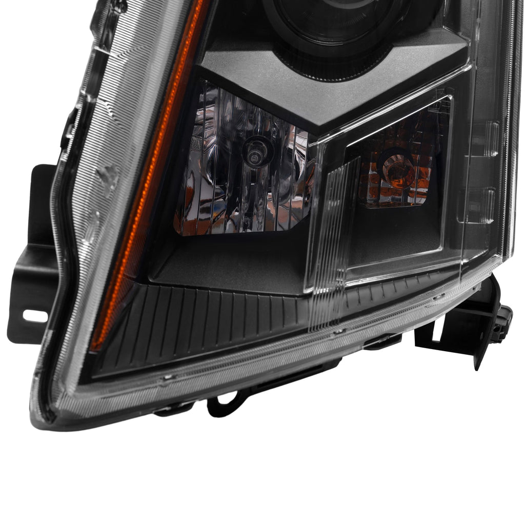 For 2010-2016 Cadillac SRX LED Projector Headlights Headlamps Left+Right Black