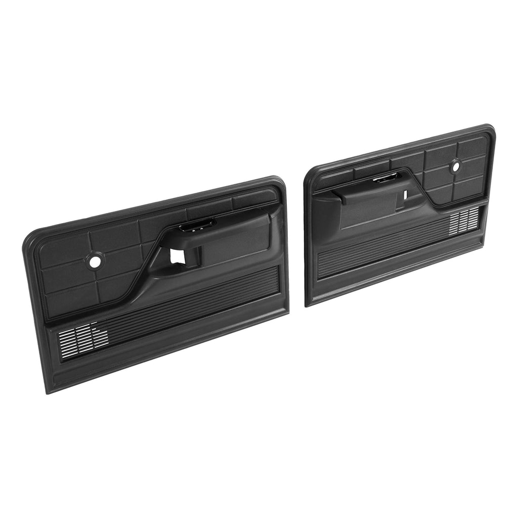 Pair Inner Door Panel Kit Black  For Ford F-Series Bronco Truck 1973-1979