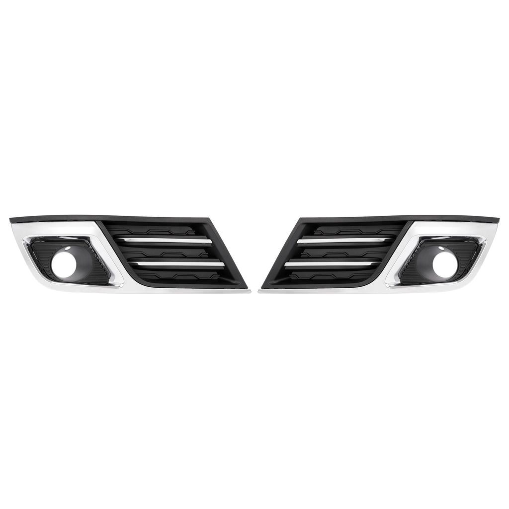 Pair Fog Light Bezel Trim Covers For Chevrolet Traverse 2013-2017 #GM1039150