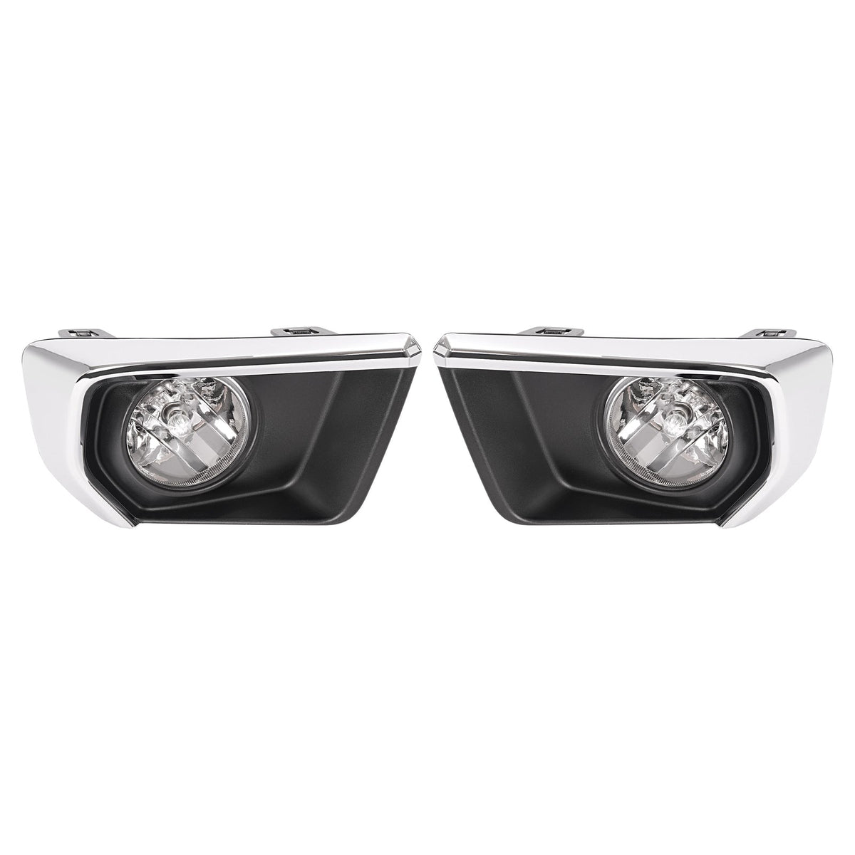 For Chevrolet Colorado 2021-2022 Clear Fog Lights w/ Chrome Bezel Wires Switch