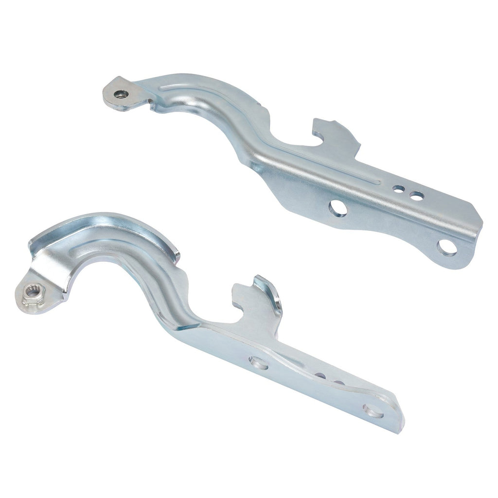 Hood Hinges Set Silvery Driver & Passenger Side For 2011-2024 Dodge Durango