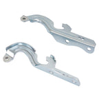 Hood Hinges Set Silvery Driver & Passenger Side For 2011-2024 Dodge Durango