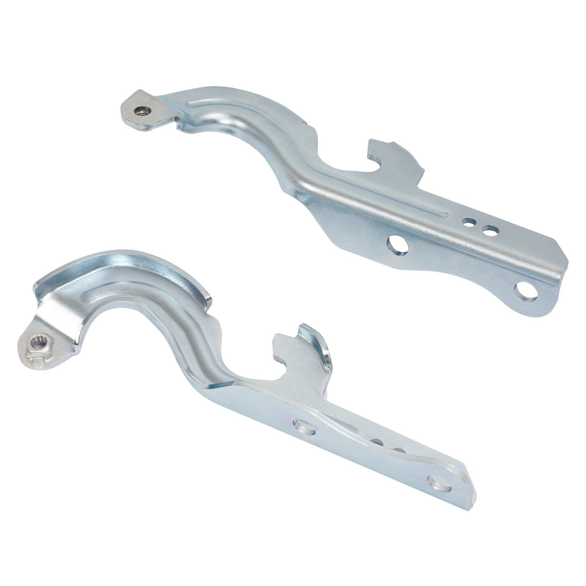 Hood Hinges Set Silvery Driver & Passenger Side For 2011-2024 Dodge Durango