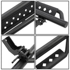 Fits 2021-2024 Ford Bronco 4 Door Side Steps Running Boards Nerf Bars Textured
