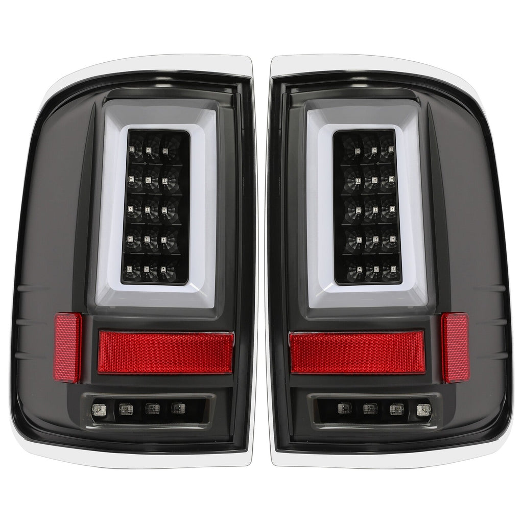 Black For Ford F150 LOBO 2004 2005 2006 2007 2008 LED Tube Tail Lights Lamps DOT