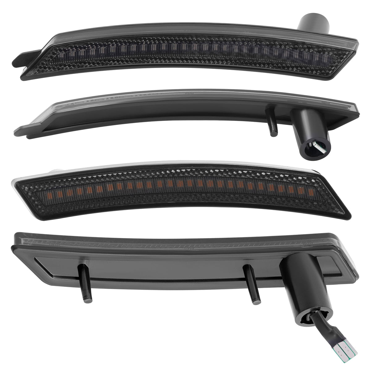 Front Rear Full LED Fender Side Marker Lights For Mini Cooper R55 R56 R57 07-16