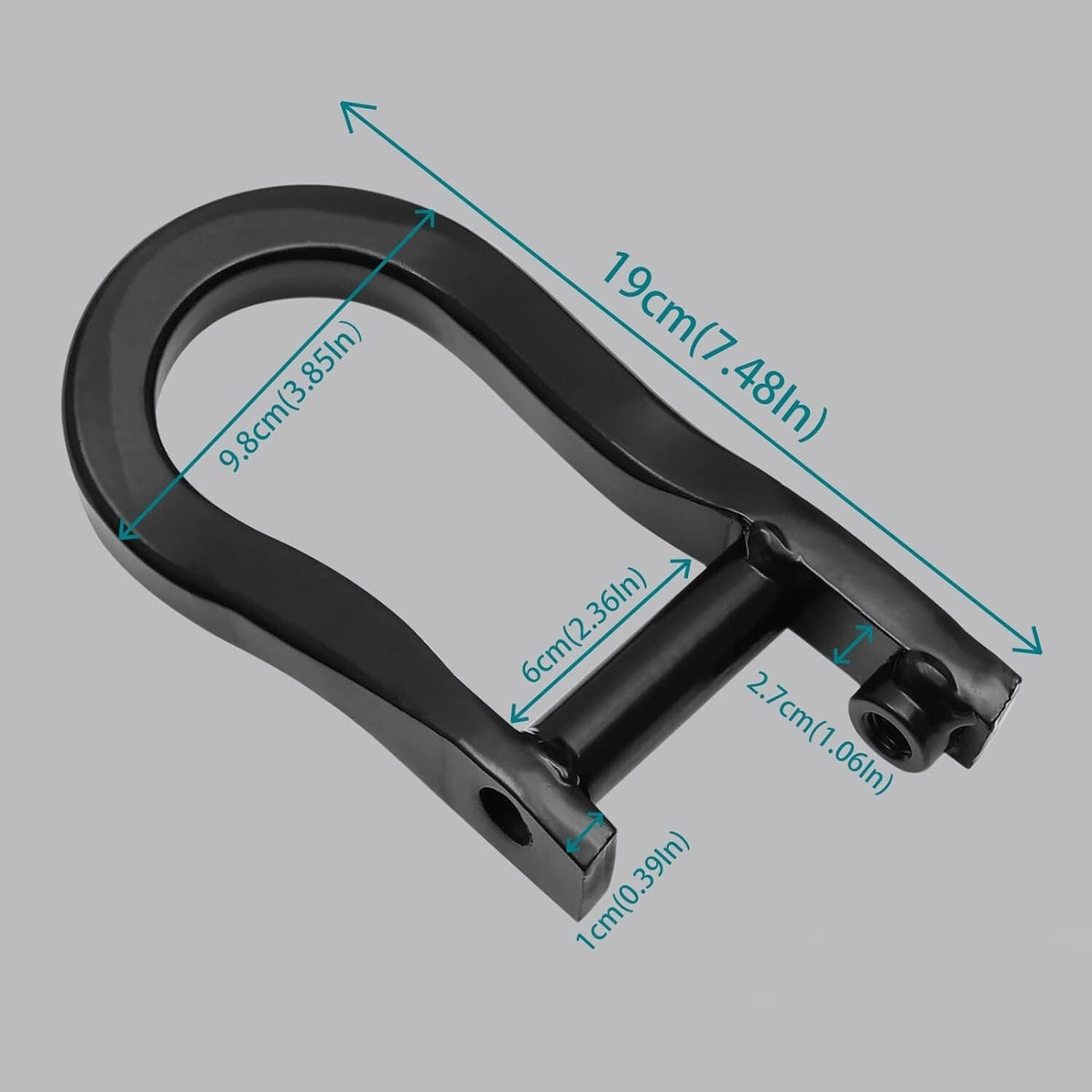 Pair Black Tow Hooks 84072463 For Chevrolet GMC Silverado Sierra 1500 2007-2019