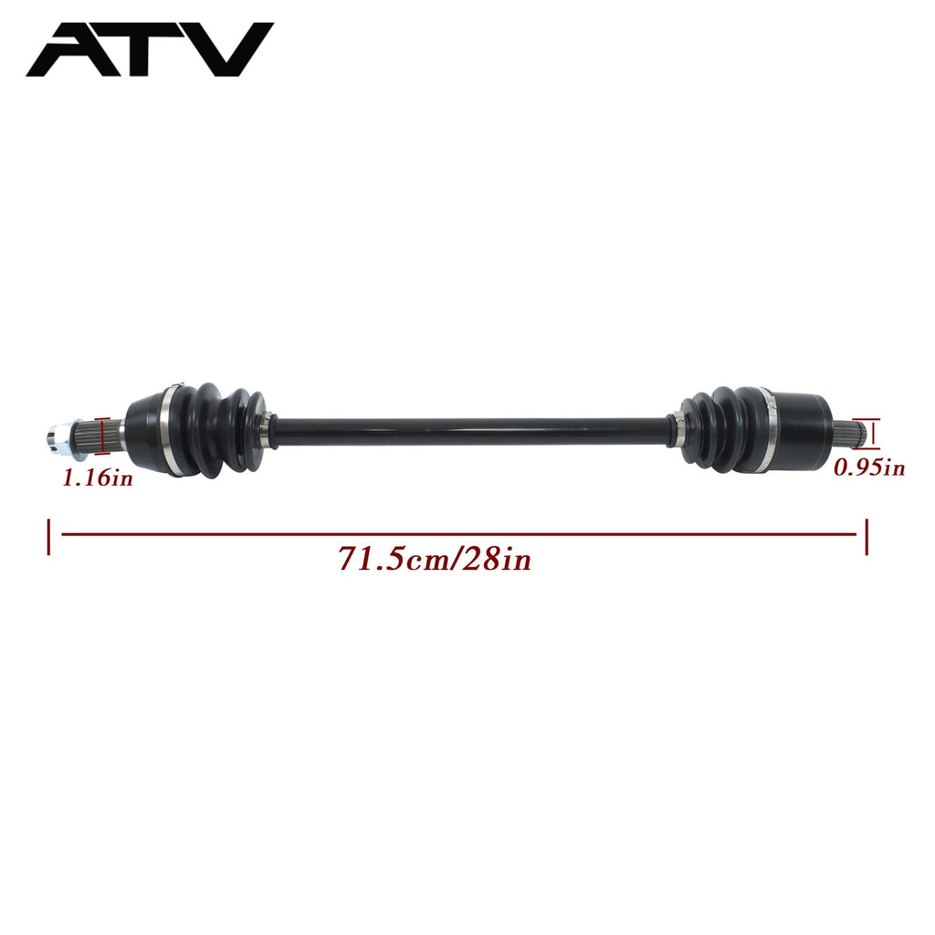 2PCS 1332637 Front Left and Right CV Axles Drive Shaft For Polaris Ranger XP 900
