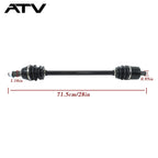2PCS 1332637 Front Left and Right CV Axles Drive Shaft For Polaris Ranger XP 900