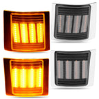 For Chevy C/K 1500 2500 3500 94-98 LED Sequential Corner Side Marker Lights Set